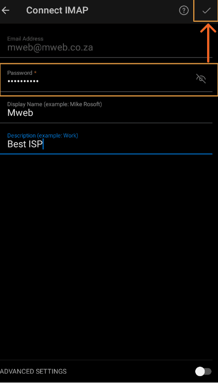 How to Set Up Your Mweb Email on the Outlook App for Android