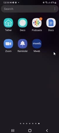 How to Login with the Mweb Mobile App