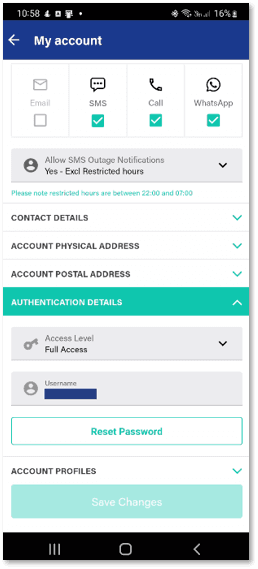 How to Manage your Account with the Mweb Mobile App