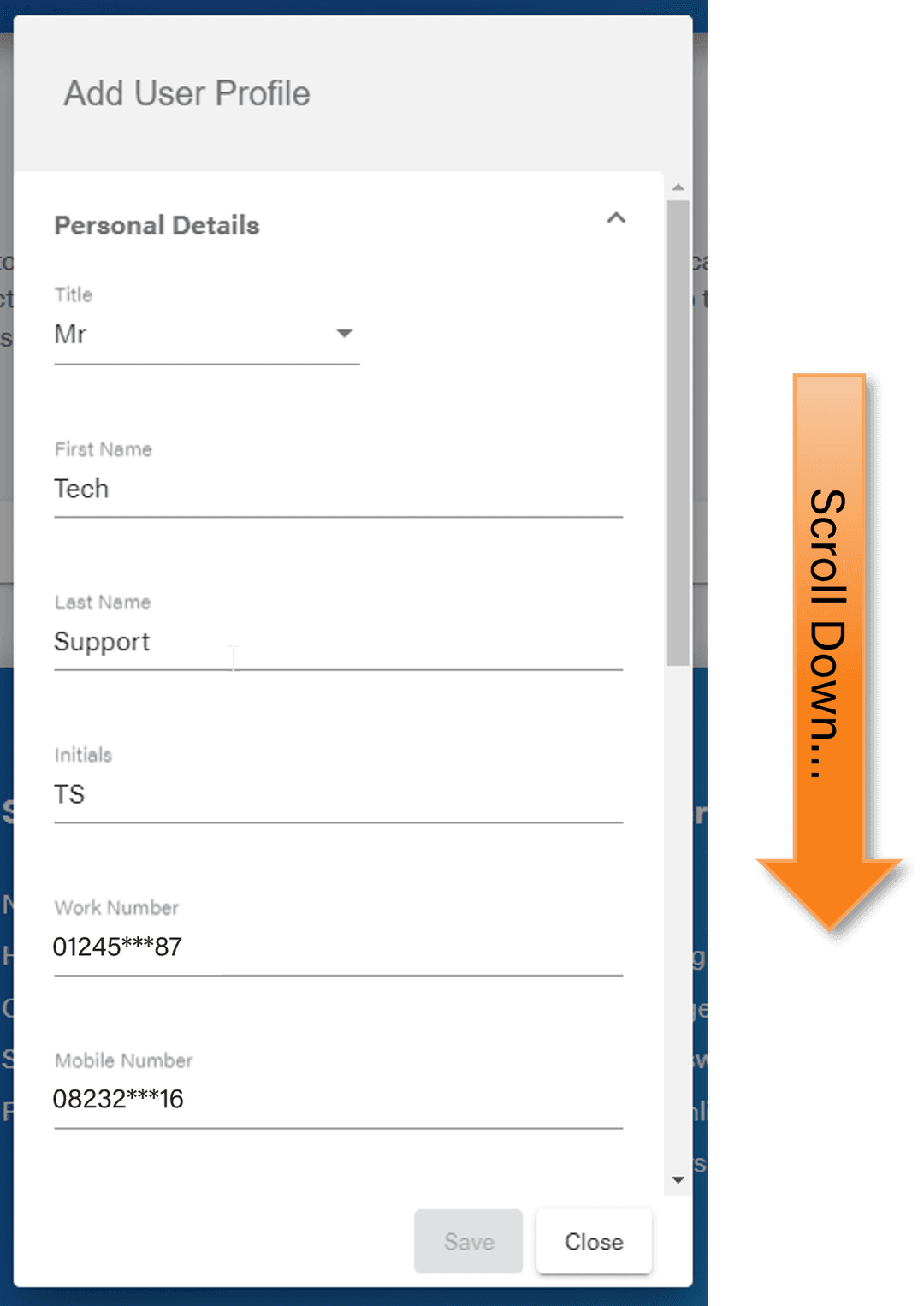 How to add user profiles