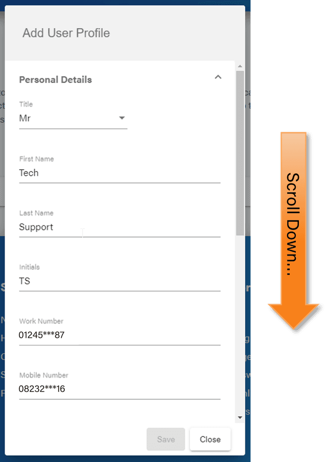 How to add user profiles