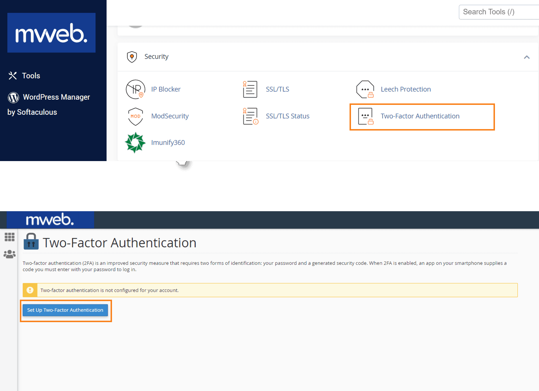 How to Enable Two Factor Authentication for cPanel