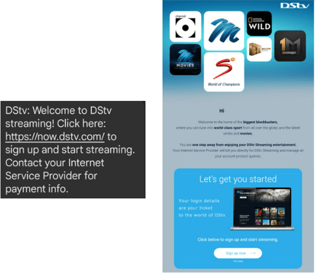 How to set up Your DStv Account