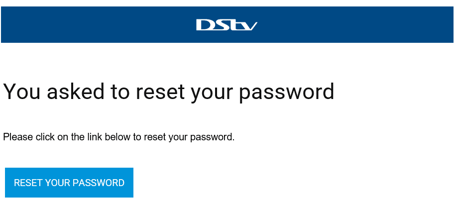How to set up Your DStv Account