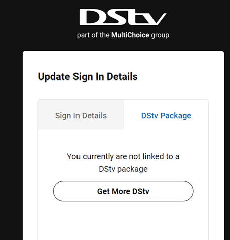 How to set up Your DStv Account