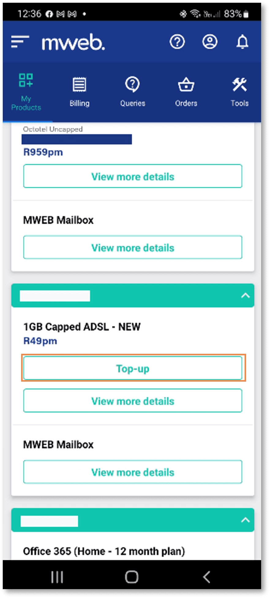 How to Manage your Products with the Mweb Mobile App