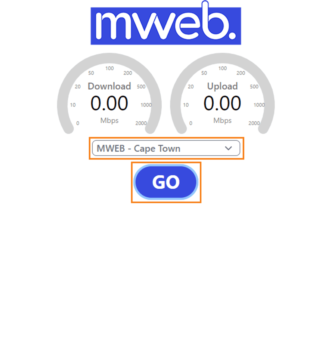 How to Run a Speedtest from our website